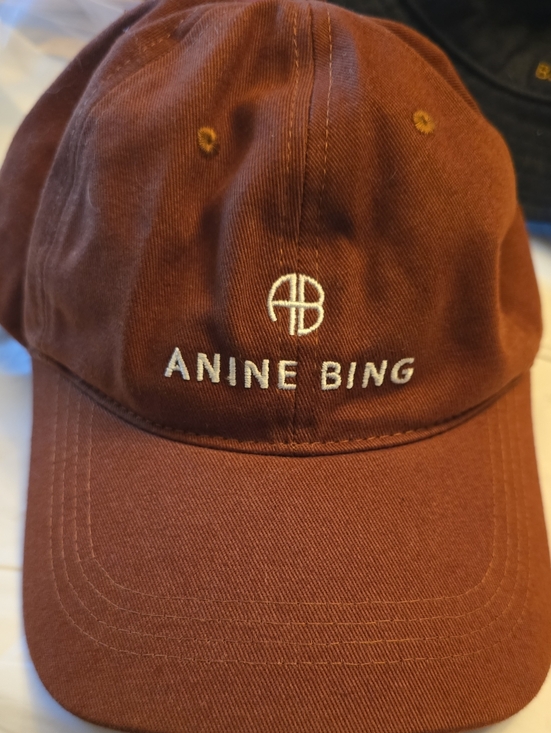 Anine Bing Accessories - Anine Bing Rust Brown Embroidered Logo Cap. NWT Fall Winter Game Gift
